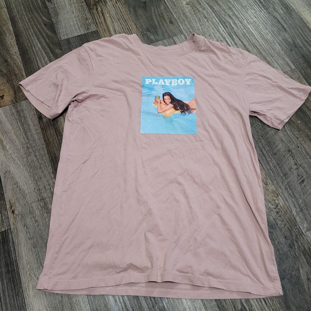 Playboy‎ by Pacsun TShirt Mens Size Large Playmate Eugena Washington